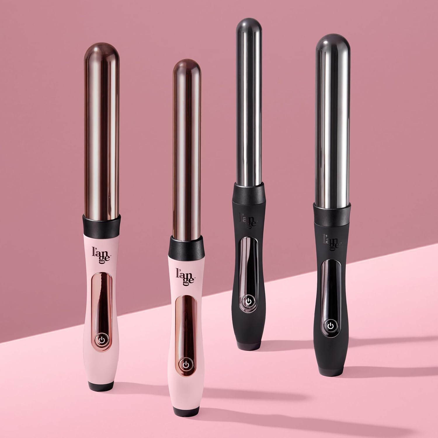 L'ange Hair Le Curl 1 Inch Titanium Curling Wand, Pink photo 7