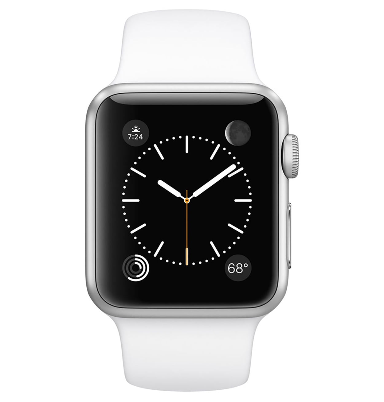 apple watch series 3 38mm silver aluminum white sport band