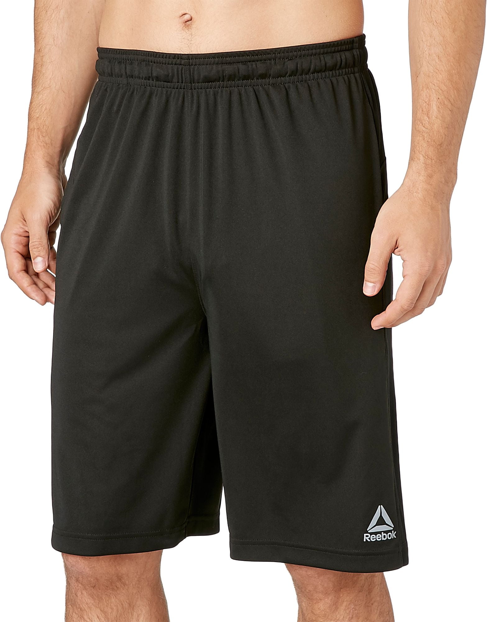reebok solid men's sports shorts