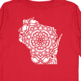 thumbnail image 4 of Inktastic Wisconsin Silhouette Mandala Boys or Girls Long Sleeve Toddler T-Shirt, 4 of 5