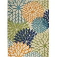 thumbnail image 3 of Nourison Aloha Indoor/Outdoor Multicolor 9'6" x 13' Area Rug, (10x13), 3 of 11