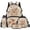 Study Capybara Alphabet, variant on Yspwyqan Bookworm Axolotl Kids Backpack Set 4Pcs with Lunch Box Pencil Case Water Bottle, 17 Inch Lightweight Bookbag Fits 13 Inch Laptop for Elementary Middle School Travel