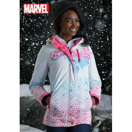 Marvel Avengers Womens Fade Ski Coat