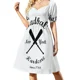 thumbnail image 1 of Vestido Madball de manga corta vestido para mujer Vestido de noche de mujer verano mujer, 1 of 8