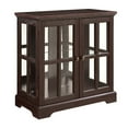 thumbnail image 3 of Antique Cherry Cabinet with LED | Remote - Controlled Lighting for Dining Room | Sturdy Base and Adjustable Shelves | Solve Storage Issues, 3 of 3