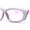 Purple Pink - Purple, variant on Womens Retro Sleek Beveled Thick Plastic Lustrous Squared Cat Eye Sunglasses Grey Brown - Brown