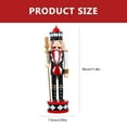 thumbnail image 6 of Gymnture Wooden Nutcracker Christmas Decorations - 30CM Black, 6 of 10
