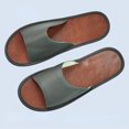 thumbnail image 2 of XIHAHA-zapatillas de piel de vaca auténtica para hombre y mujer, zapatos antideslizantes de fondo suave para el hogar, sandalias de talla grande 33-44, Verano, 2 of 4