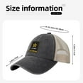 thumbnail image 5 of Us Army Veteran Logo Baseball Cap Trucker Hat For Men Women Adjustable Outdoor Denim Mesh Hat, 5 of 5
