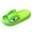 Light Green, variant on Wolcakyue Toddler Slides Boys Girls Flip Flops Slip on Beach Sandals Youth Pool Shower Shoes Summer Slippers Beach Pool Shoes,Light Green 11