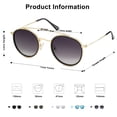 thumbnail image 4 of Gafas de Sol SOJOS Retro Vintage Redondas Polarizadas SJ1104, 4 of 5