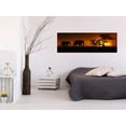 thumbnail image 2 of Tiptophomedecor Stretched Canvas Animal Art - Elephant Family (Orange) - Stretched & Framed Ready To Hang Art, 2 of 3