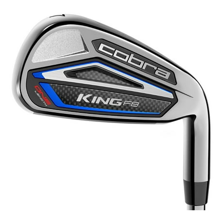 Cobra King F8 Men's One Length Golf Iron Set (5-GW, Graphite Shaft, Regular Flex, Right Handed)