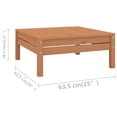 thumbnail image 4 of vidaXL 5 Piece Garden Lounge Set Honey Brown Solid Pinewood, 4 of 5