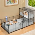 thumbnail image 7 of ModFusion 55" Indoor Small Animal Cage with 30 DIY Panels, Waterproof Liner & Partition for Guinea Pigs, Hamsters, 7 of 7