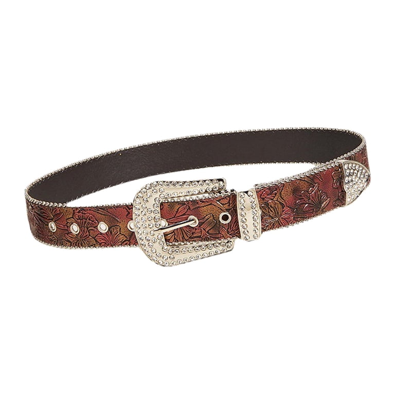 Women Rhinestone Belt Waist Strap Bling Studded with Buckle  display picture 1