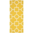thumbnail image 5 of SAFAVIEH Cambridge Joyce Geometric Shapes Wool Area Rug, Gold/Ivory, 6' x 6' Square, 5 of 10