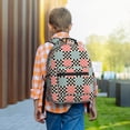 thumbnail image 6 of Honeii Colorful Checkered Print Backpack for School,15.6 inch Laptop Back Pack for High School and College Students, Waterproof Computer Bookbag-One Size, 6 of 6