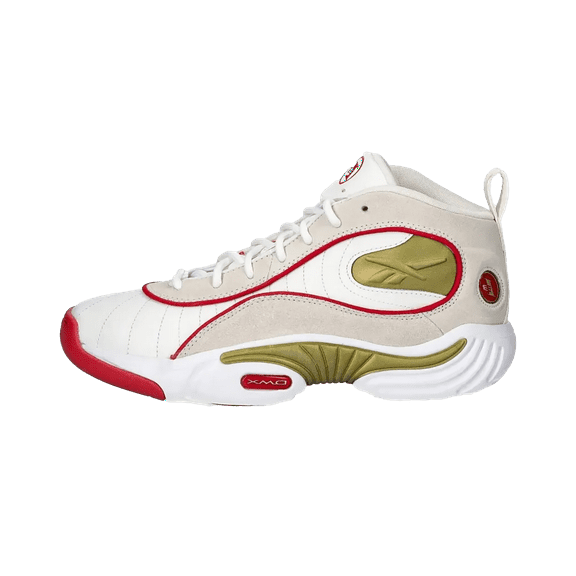 REEBOK MENS Answer III "Vintage Chalk/ Vector Red" 100200996 from Stadium Goods