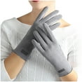 thumbnail image 3 of ShomPort Woman's Gloves Soft Comfortable Touchscreen Glove for Traveling, Cycling, Running, 3 of 4