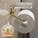 thumbnail image 5 of Porta Rollos de Papel Higiénico para Pared, Portarrollos Sin Perforar, Accesorios de Baño, Color Dorado, 5 of 7