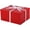 Red, variant on 2Pcs White Extra Large gift box with lids 16.5×13×8 Inches gift boxes for presents,Birthday Box (include Ribbon, Paper Shred Filler Gift Card & Envelopes)