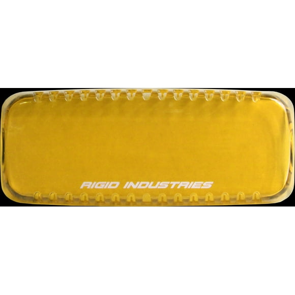 Rigid Lighting 311933 Driving/ Fog Light Cover SRQ Series 4-5/16 Inch X 1-13/16 Inch Rectangular; Amber; Polycarbonate; With Rigid Industries Text; Single