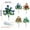 BU1*2, variant on Artificial Rose Bouquet, Ongmies 1 Set Cemetery Memorial Artificial Flower Rose Bouquet with Vase Sympathy Floral Decor, 1 Bouquet of Flowers, Set with Pot