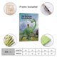 thumbnail image 2 of El Buen Dinosaurio Cuadro decorativo colgante - Arte de pared - Póster enmarcado - Decoración de pared - Regalos para familia, amigos y aficionados 20*30 cm, 2 of 6