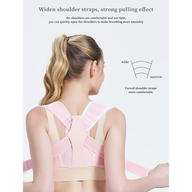 Posture Corrector For Women And Men, Breathable Back Brace For