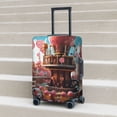 thumbnail image 6 of Vsdgher fairy-tale-world-with-delicious-candy Luggage Cover Suitcase Cover Protector Anti-scratch Suitcase cover Fits 18-32 Inch Luggage(No luggage included)-Small, 6 of 7