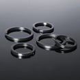thumbnail image 3 of Llaveros Planos Llaveros Aros Anillos Divididos De Metal Llaveros Anillo De Llavero Anillos Divididos Para Las Llaves Del Hogar Del Automóvil Etiquetas Para Perros Adjuntas, 35 Mm Y 25 Mm, Negro 40, 3 of 5