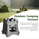 thumbnail image 4 of Camping Stove Stainless Steel Backpacking Stove Potable Wood Burning Stoves for Picnic BBQ Camp Hiking, 4 of 5