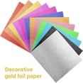 thumbnail image 3 of 12 Colors Foil Leaf Paper Gold Leaf Sheets 240 Sheets Imitation Gold Leaf Paper for Painting Nails Art, 3 of 8