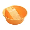 thumbnail image 1 of Lavabo de tabla de lavar, lavabo de limpieza con tabla de lavandería, de lavado portátil para camisetas, ropa interior, calcetines, lavado a mano Amarillo, 1 of 8