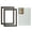 Antique Silver w/ Black Sides, variant on Frame and Canvas Value Set Canvas Frame and Stretched Canvas Bundle 4-Piece Set - 2 Frames & 2 Blank Canvases - [Antique Gold w/ Antique Gold Sides - 16x20]