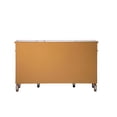 thumbnail image 5 of Elegant Decor Contempo 4 Door 60" Mirrored Sideboard in Hand Rubbed Antique Gold, 5 of 13
