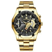 VAVA VOOM Multifunctional Luminous Sports Watch Fashion Top Stainless Steel Strap Calendar High Quality Quartz Elite For Men Wrist Watches
