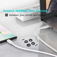 thumbnail image 2 of Cable USB C a USB C Mornwell 60W 1M para Carga Rápida, 2 of 7