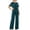 Blue, variant on Trendy Queen Womens 2 Two Piece Set 2026 Summer Workout Vacation Gym Clothes Spring Fashion Lounge M Cotton Women Solid Strapless Tube Top & Long Pants 2 Piece Matching Set