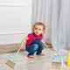 thumbnail image 5 of Juego de escobas y recogedor para niños, artículos de limpieza, mango de acero inoxidable, conjunto de escoba con recogedor, hogar u oficina, Azul, 5 of 8