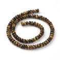 thumbnail image 2 of 2strands Natural Tiger Eye Beads Strands Rondelle 6.5x4mm Hole: 1mm about 101pcs/strand 15.1 inch(38.5cm), 2 of 3