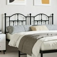 thumbnail image 1 of vidaXL Metal Headboard Black 135 cm, 1 of 4