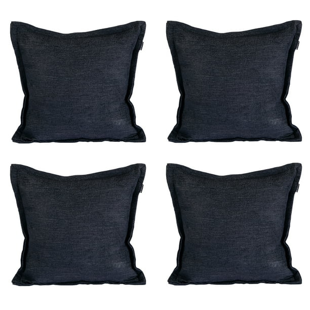 Cojin Decorativo Cuadrado Set de 4 Niz Azul