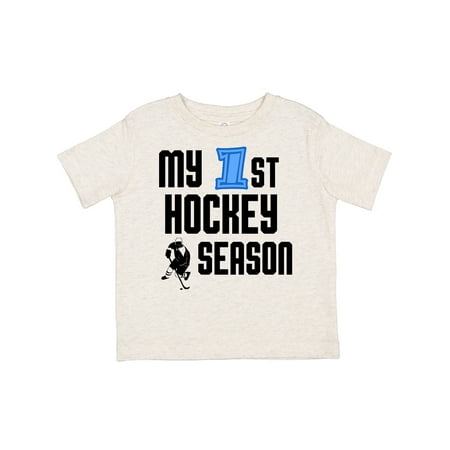 

Inktastic My 1st Hockey Season Gift Toddler Boy Girl T-Shirt