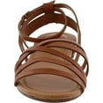 thumbnail image 4 of Breckelles Indio-11 Women Leatherette Open Toe Strappy Slingback Wrap Sandal, 4 of 4