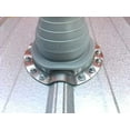 thumbnail image 6 of EAGLE 1 EPDM Flexible Roofing Pipe Flashing Retrofit Split Zipper Boots - On Site Adjustable Roof Pipe Jack Boot with Round Base (Multiple Sizes) (No. 1), 6 of 9
