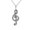 6, variant on Men's Stainless Steel Hip Hop Musical Note Charm Pendant Necklace Gift for Music Lovers