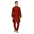 thumbnail image 1 of Bollywood Designer Indian Silk Festive Diwali Kurta Churidaar Set Ethnic Costum, 1 of 4