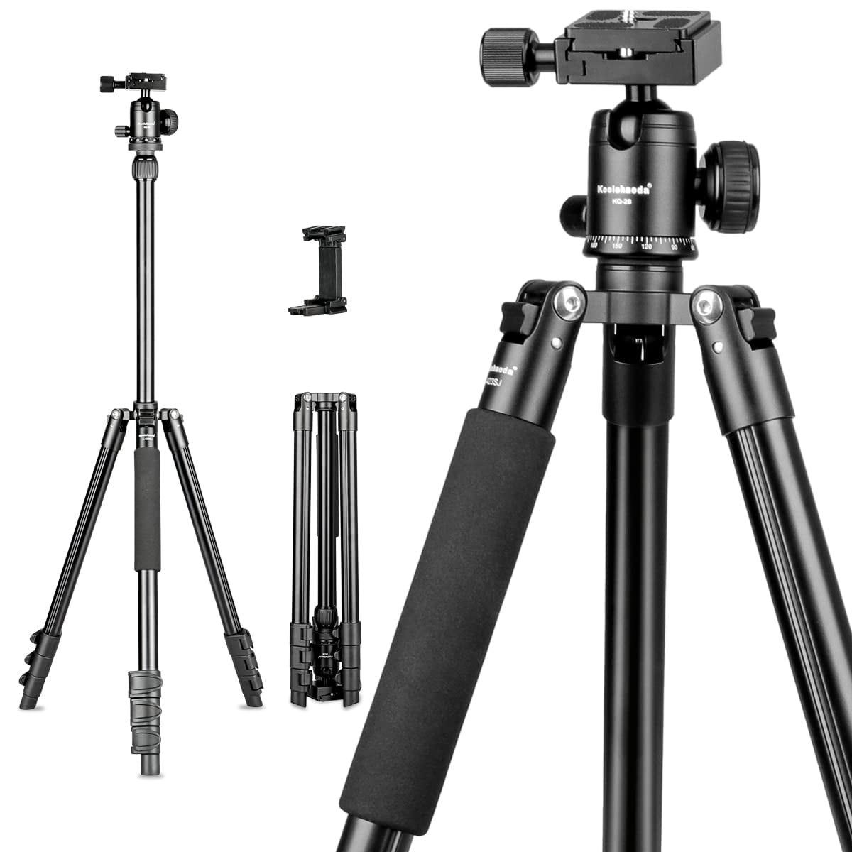 Koolehaoda X423SJ Tripod Camera Tripod 69"/175cm, Lightweight Compact